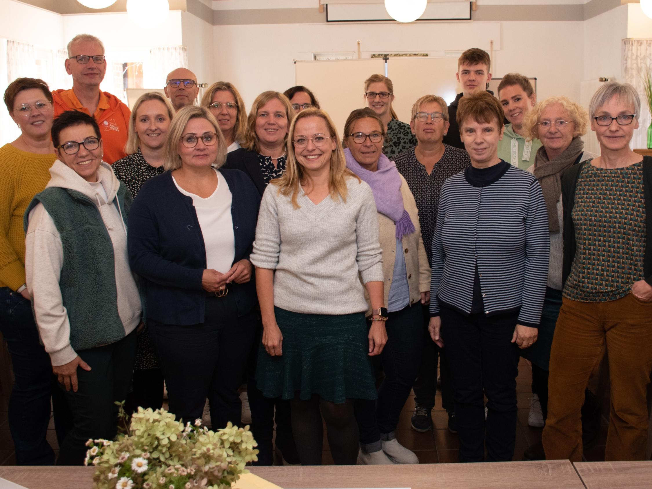 Vertreter der Piloteinrichtungen trafen sich in der Altentagesstätte in Wessum.