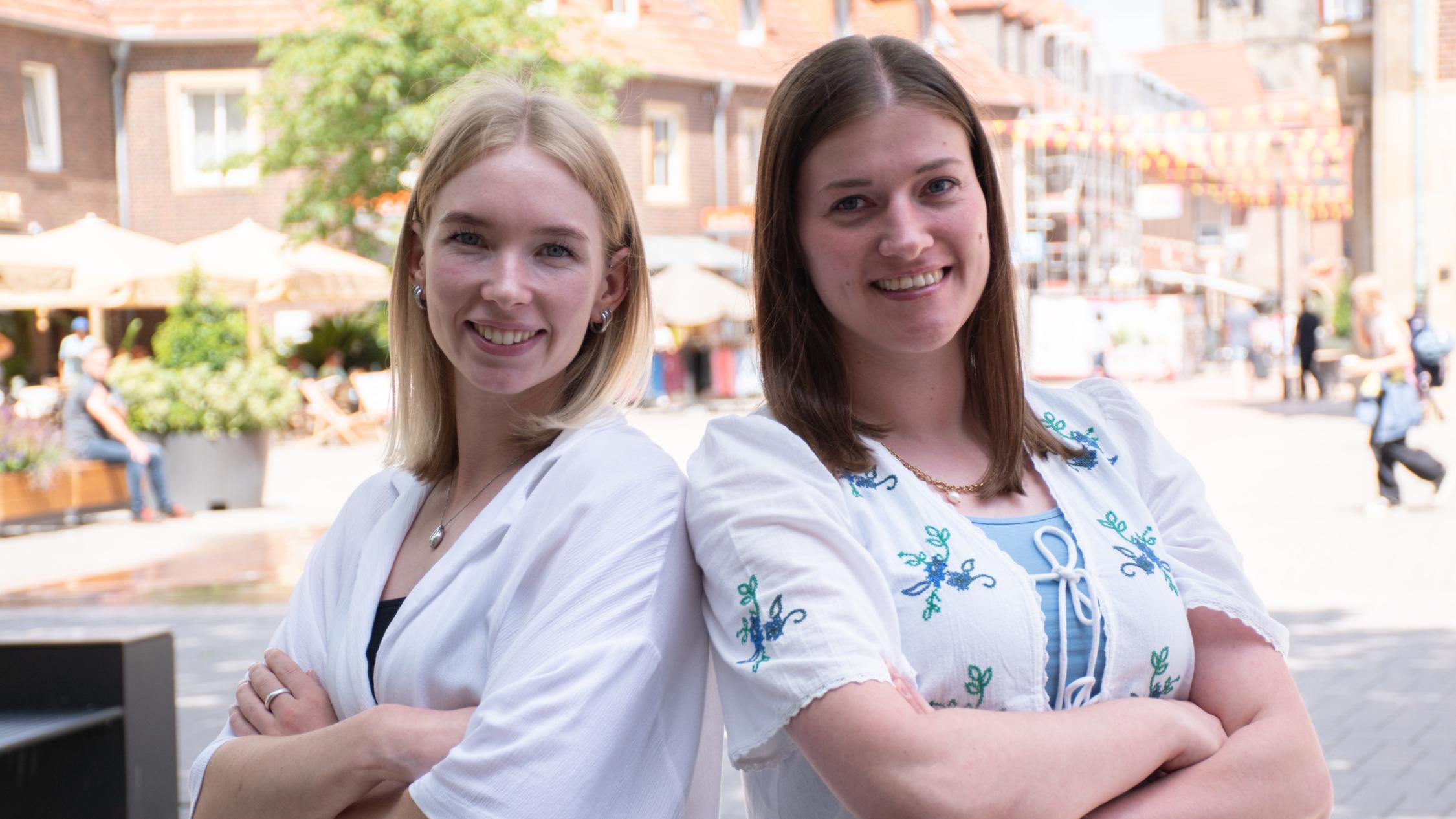 Emilie Epping und Nadine Hils (v.l.).