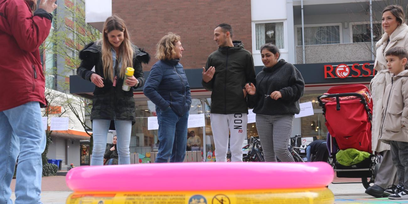 Für die kleinen und großen Kinder hatte der Caritasverband spannende Aktionen im Gepäck.