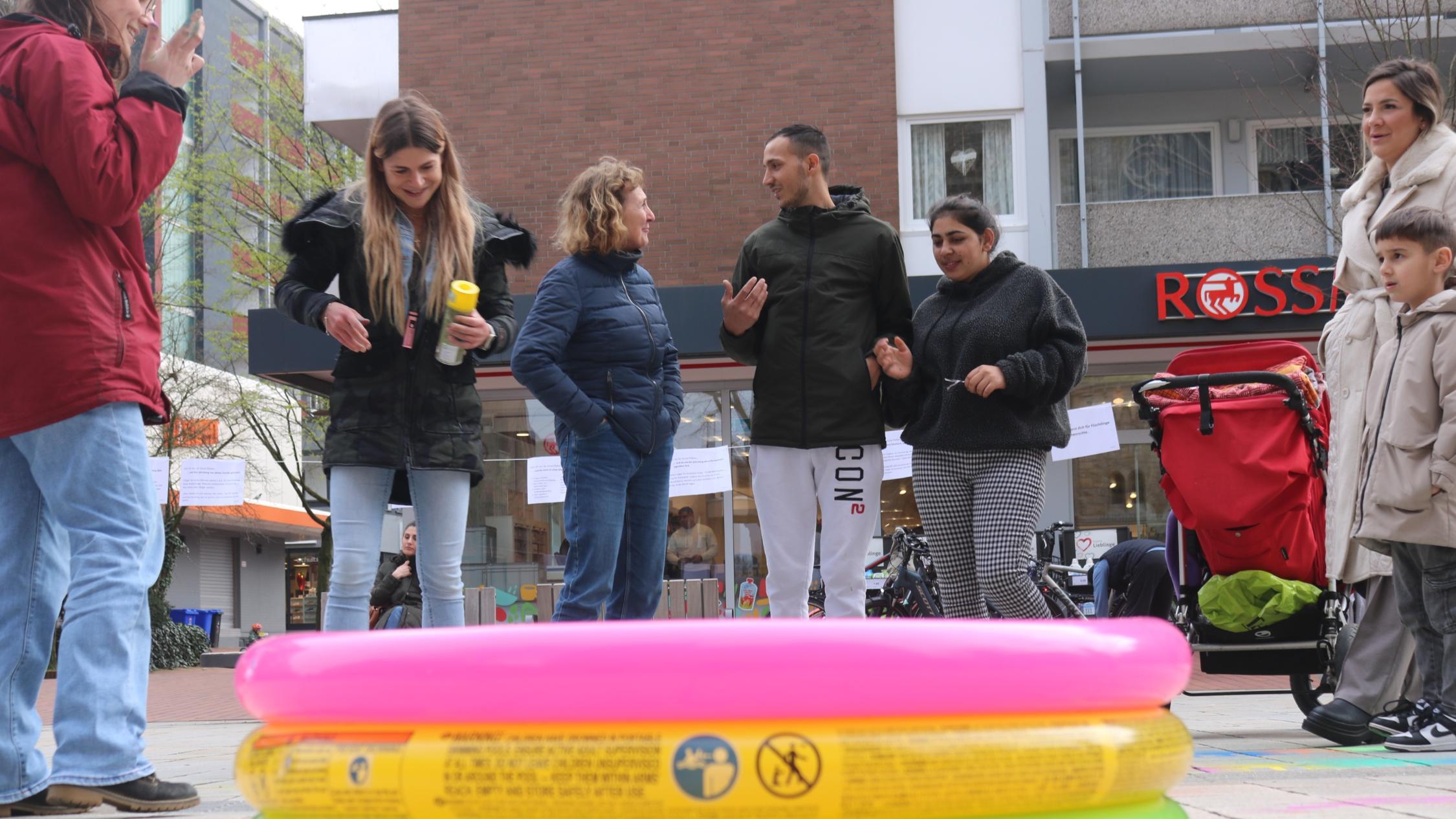 Für die kleinen und großen Kinder hatte der Caritasverband spannende Aktionen im Gepäck.