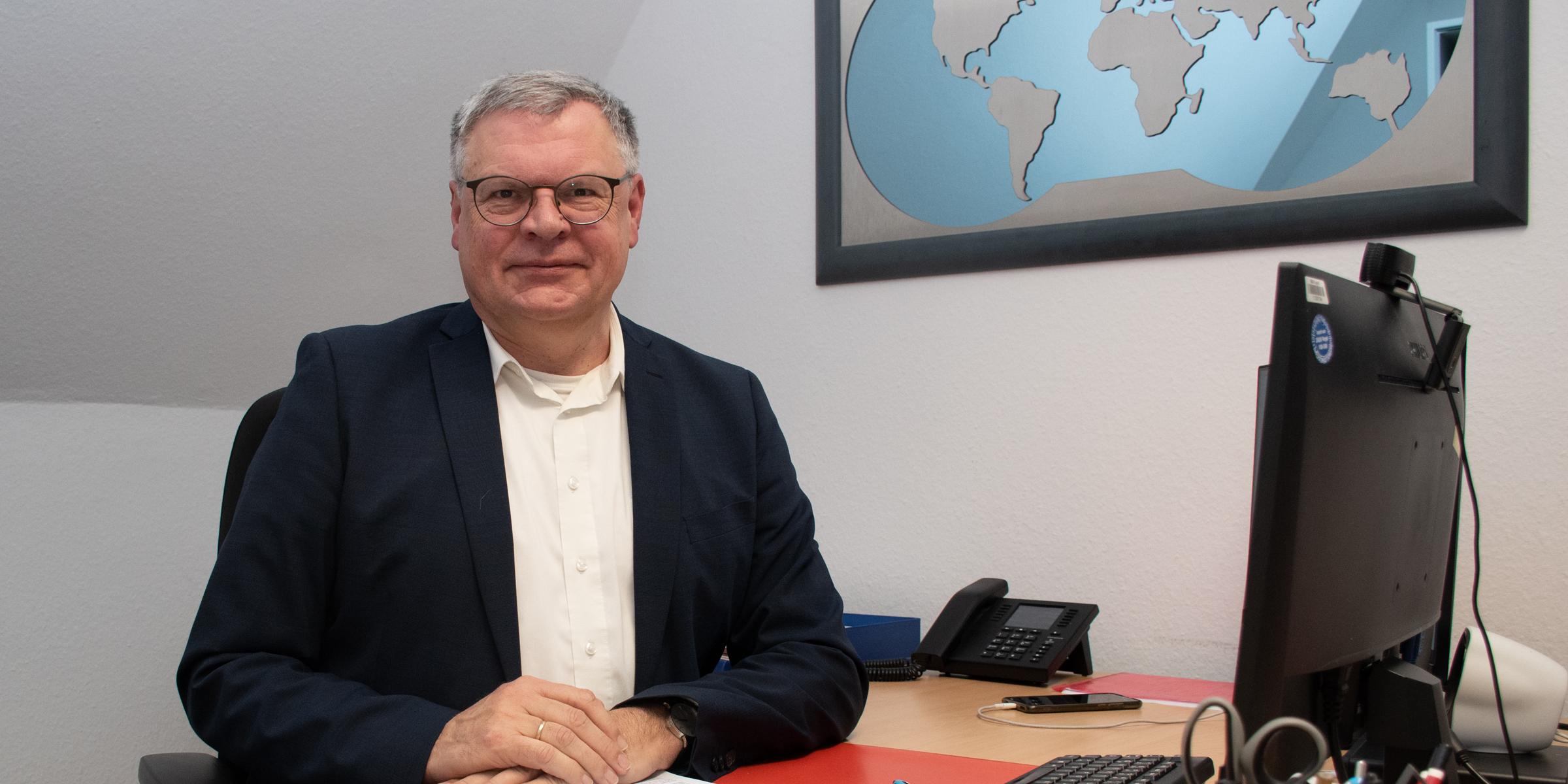 Andreas Dawo leitet die Schuldner- und Insolvenzberatung des Caritasverbandes Ahaus-Vreden.  Die Beratngsstelle verzeichnet eine massiv steigende Nachfrage.