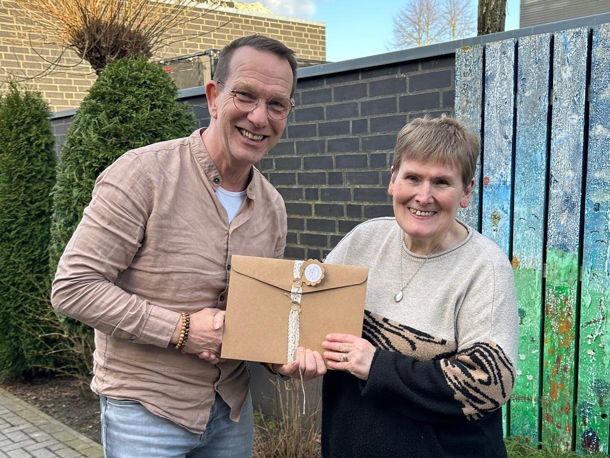 Bereichsleiter Thomas Berning und Gabriele Pieper