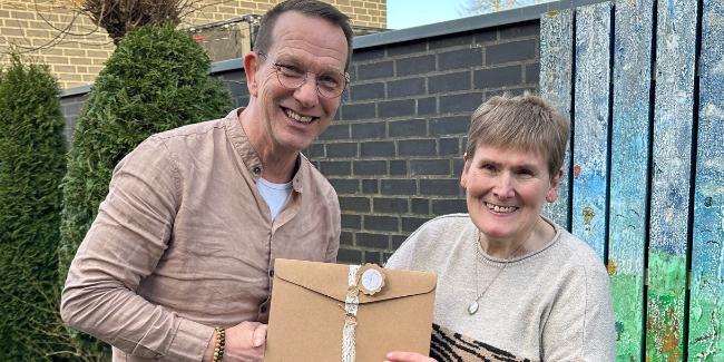 Bereichsleiter Thomas Berning und Gabriele Pieper