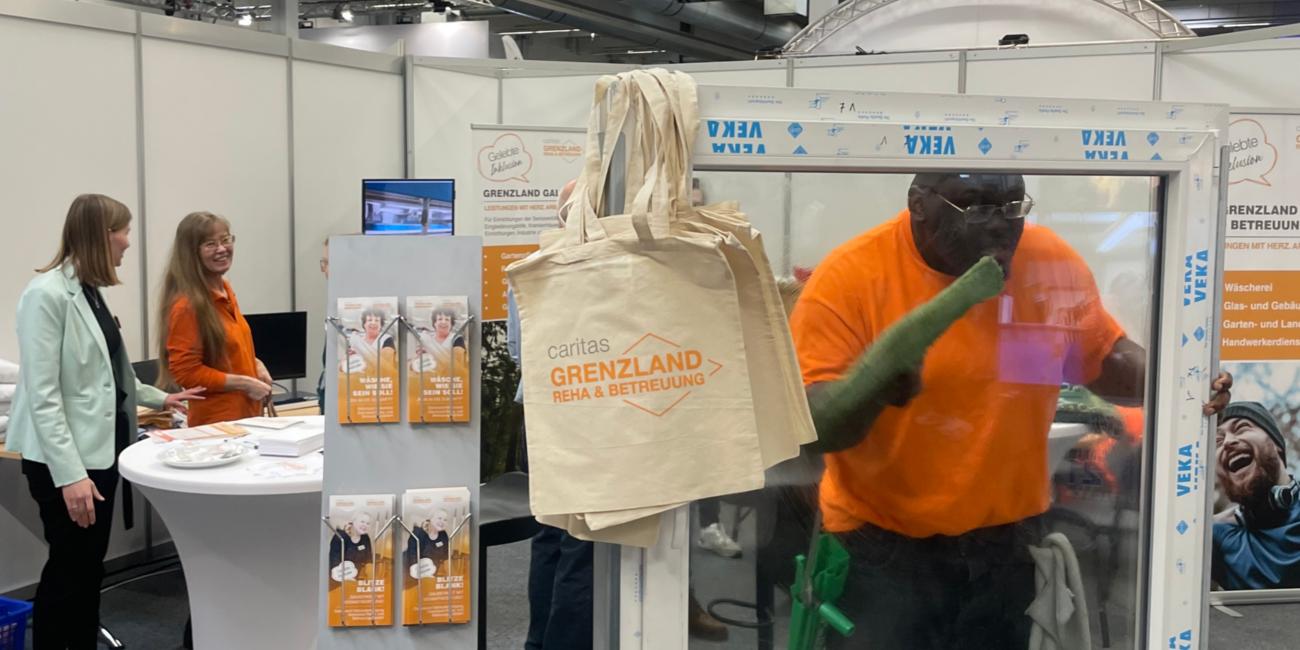 Die Grenzland Reha- und Betreuungs-GmbH präsentierte in Dortmund ihre Geschäftsfelder.