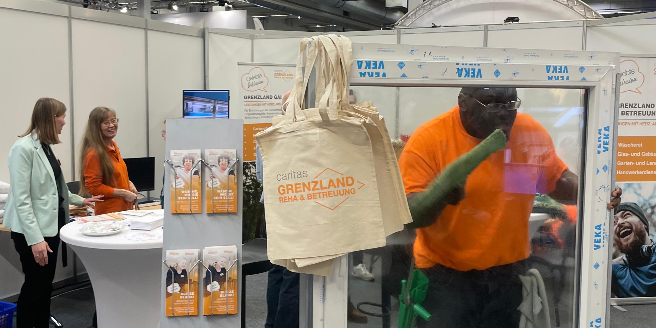 Die Grenzland Reha- und Betreuungs-GmbH präsentierte in Dortmund ihre Geschäftsfelder.