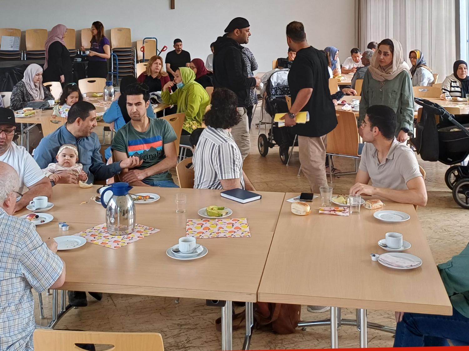 Das 'Internationale Café findet monatlich im Karl-Leisner-Haus statt.