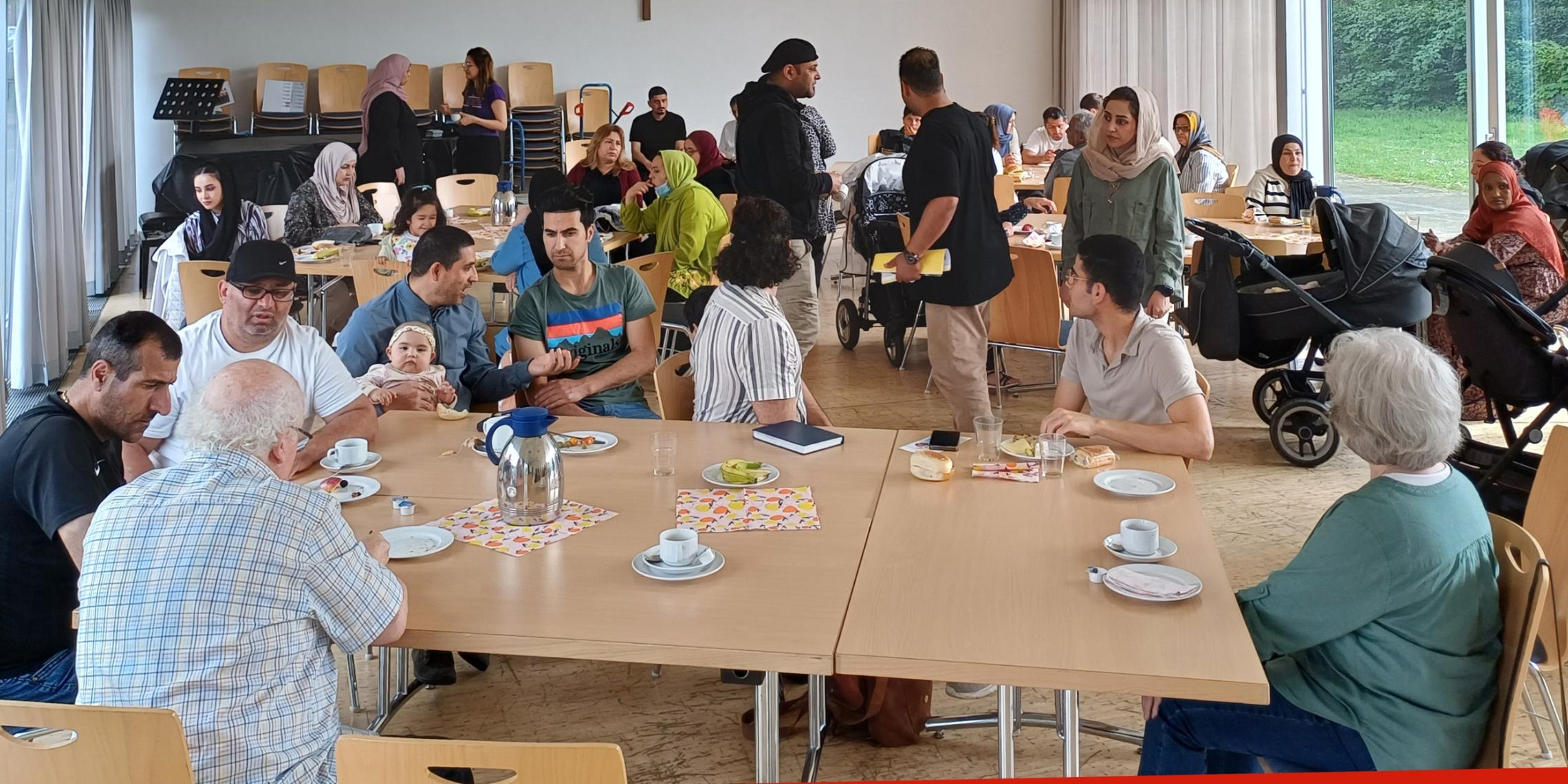 Das 'Internationale Café findet monatlich im Karl-Leisner-Haus statt.