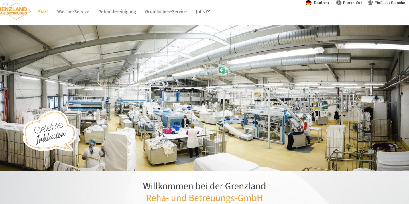 Die Grenzland Reha- und Betreuungs-GmbH hat ihren Internet-Auftritt modernisiert.