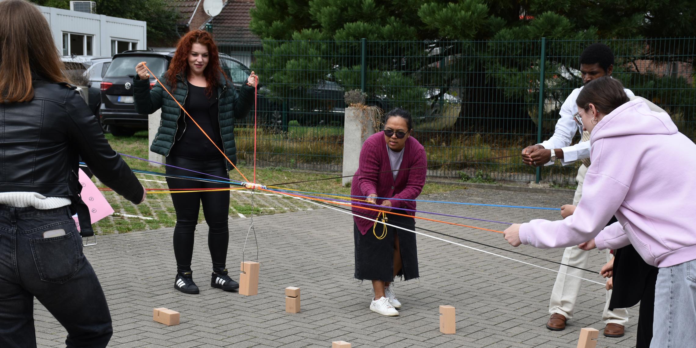 „Zusammen geht was“ – als Team galt es, verschiedene Spiele zu meistern.