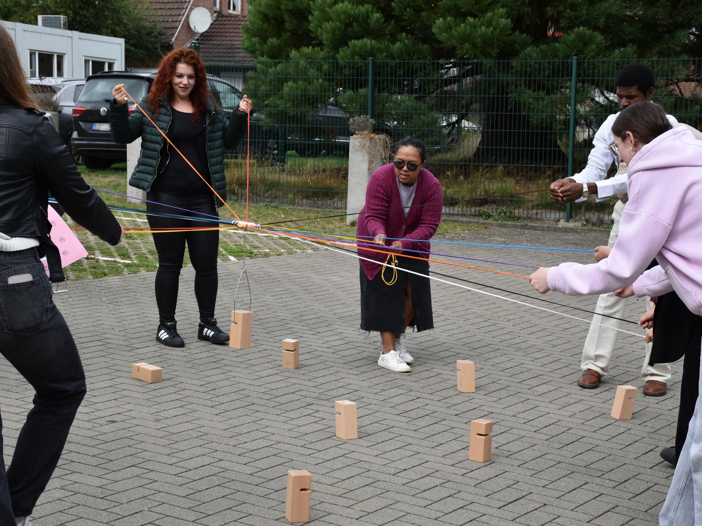 „Zusammen geht was“ – als Team galt es, verschiedene Spiele zu meistern.
