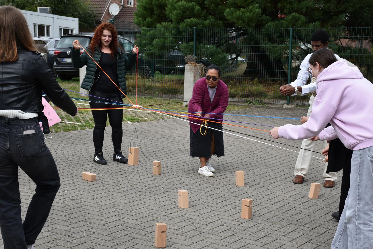 „Zusammen geht was“ – als Team galt es, verschiedene Spiele zu meistern.