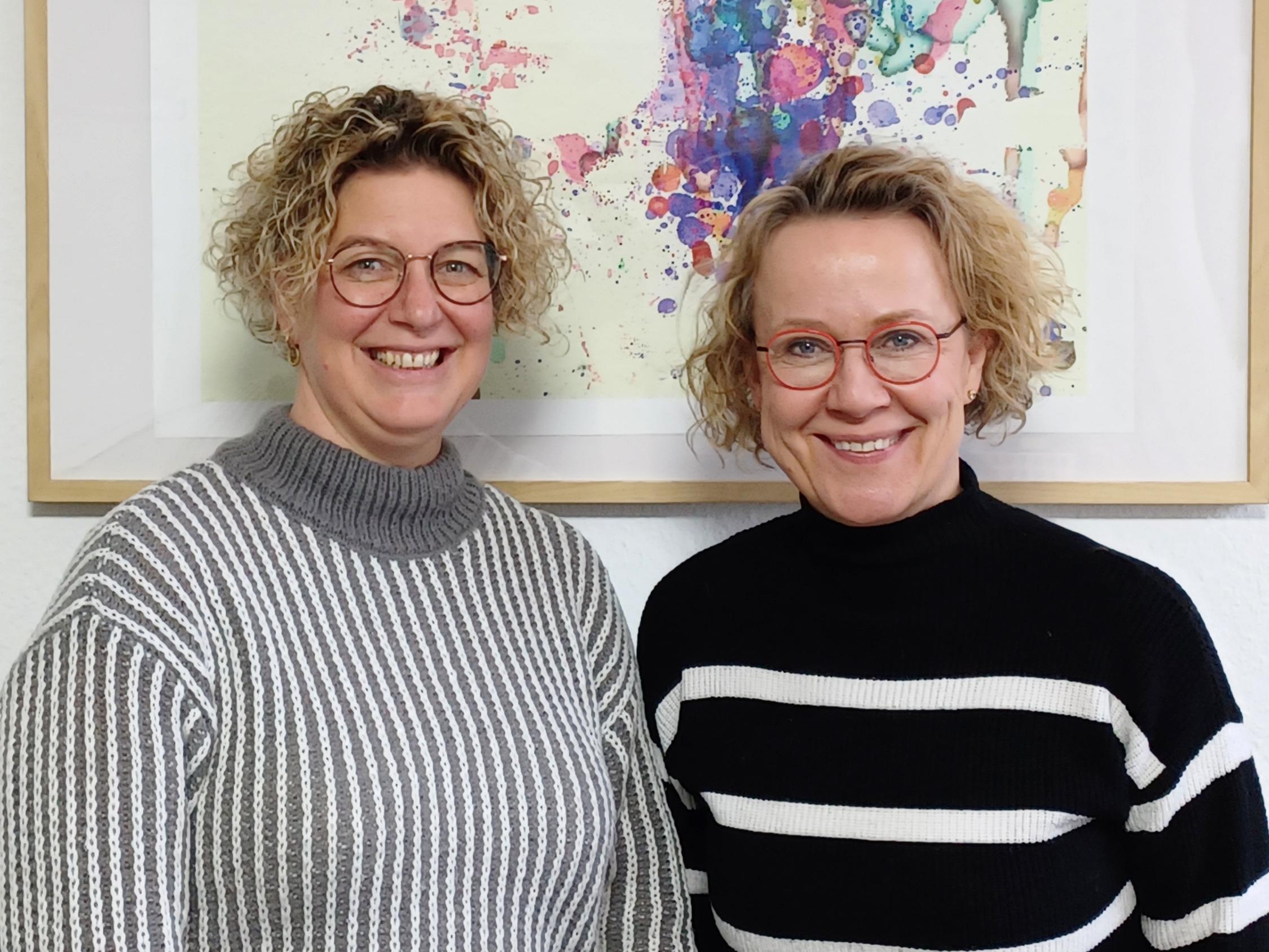 Heidrun Bruning von der Diakonie Gronau und Anja Schmitz vom Caritasverband Ahaus-Vreden (v.l.).