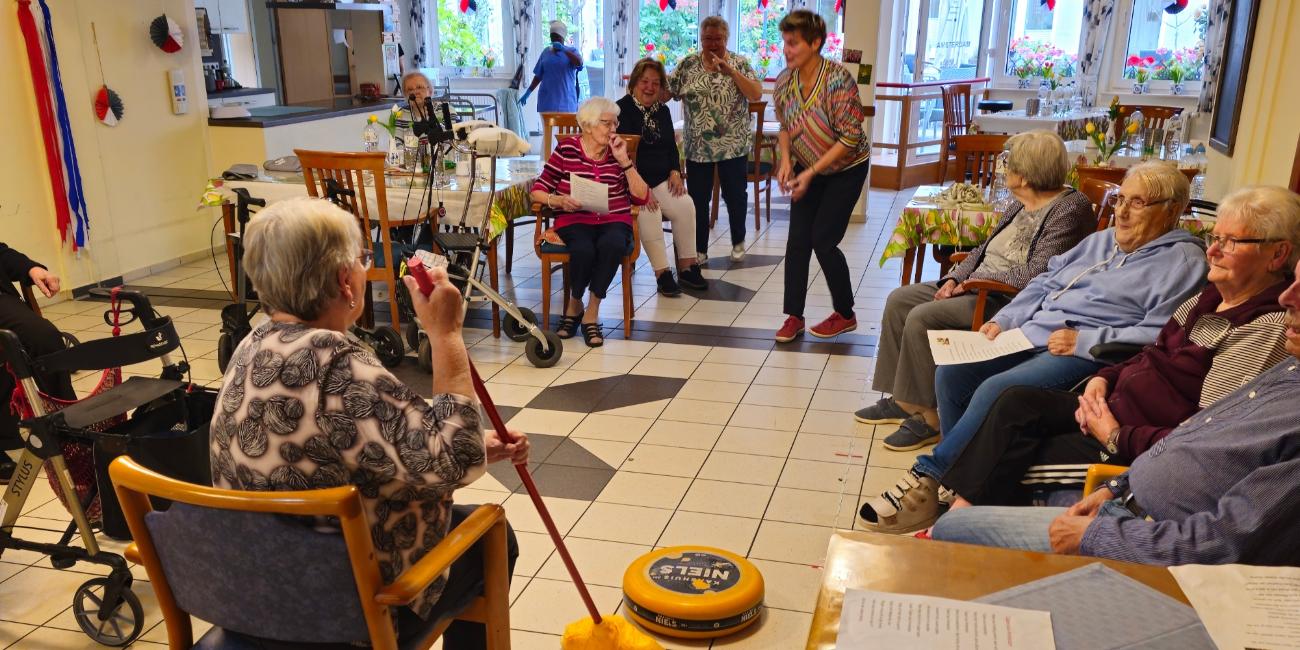 Verschiedene Spiele mit Bezug zum Nachbarland standen auf dem Programm.