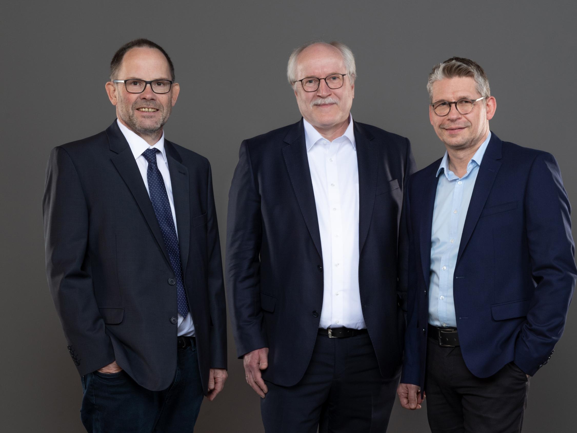 Der Vorstand des Caritasverbandes Ahaus-Vreden (v.l.): Hans-Peter Merzbach, Matthias Wittland und Peter Schwack