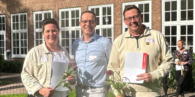 Marina Kemper, Bereichsleiter Thomas Berning und Christoph Terwey (v.l.).