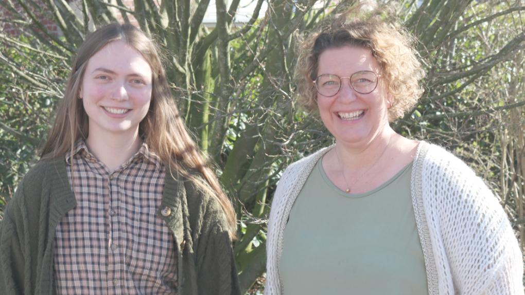 Sarah Huwe und Heidrun Bruning